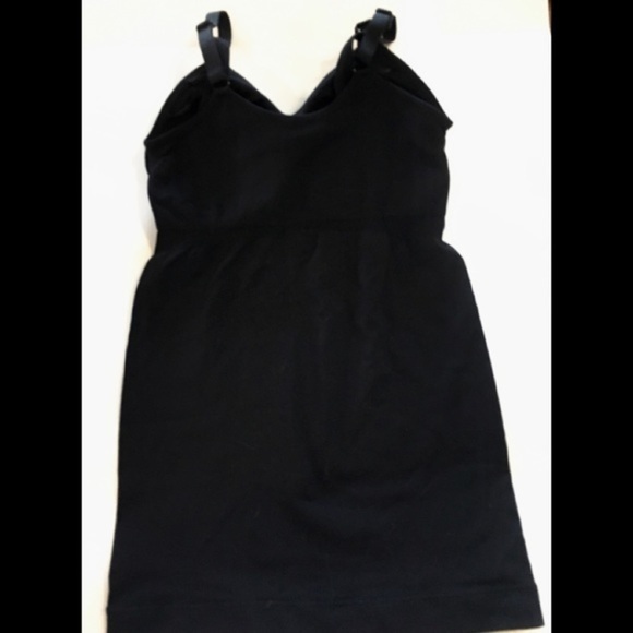 Hofish Black Maternity Seamless Nursing Cami. Size-S - Picture 2 of 2